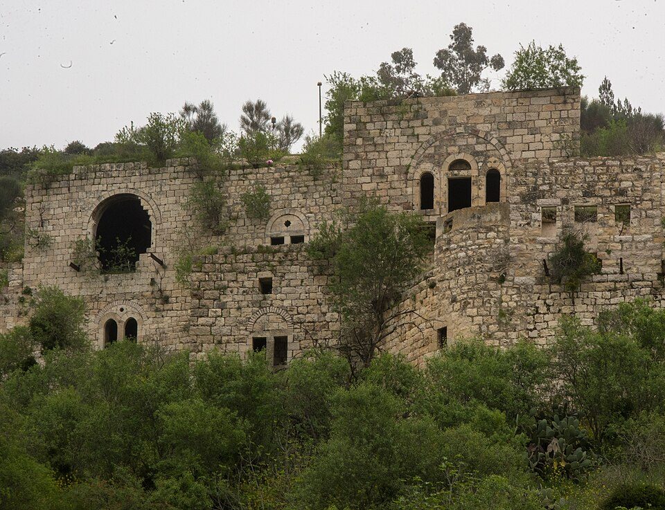 Lifta (Clepsta), tower, in Lifta, Jerusalem, Israel